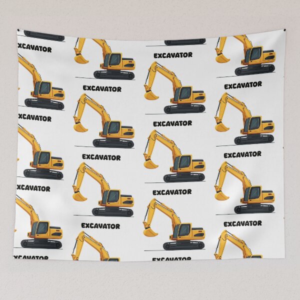 Item preview, Kids Construction Shirt - Happy Excavator Design designed and sold by Artania21.
