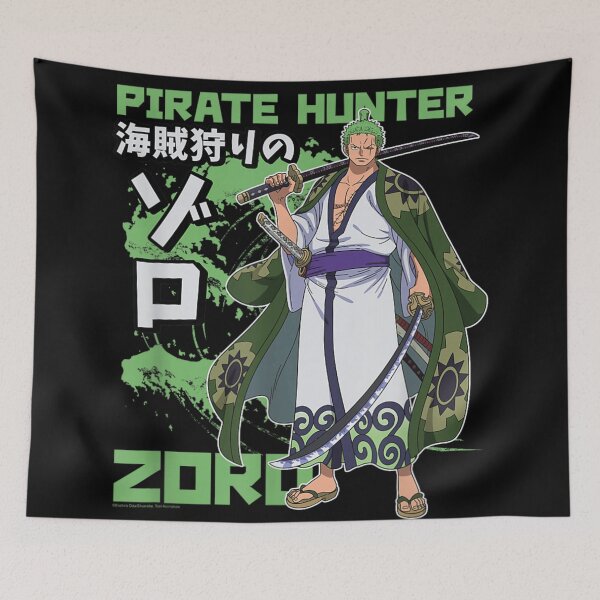 Item preview, Pirate Hunter Zoro Wano Costume Kanji designed and sold by DuneHaicna.