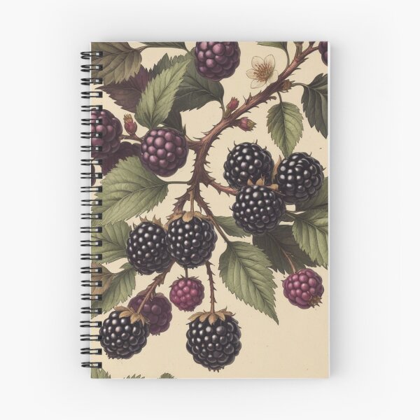 Item preview, Wild Blackberry Vintage Botanical Print designed and sold by PrimeGens.