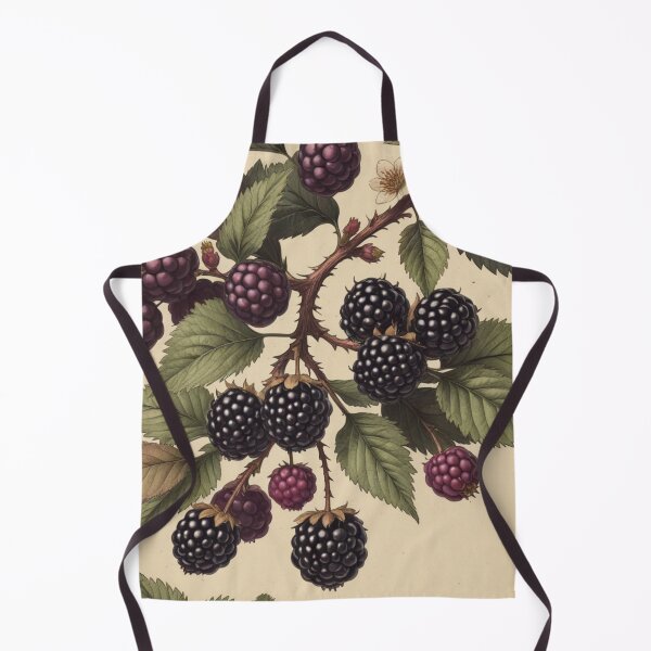 Item preview, Wild Blackberry Vintage Botanical Print designed and sold by PrimeGens.
