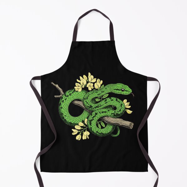 Item preview, Boomslang Snake with Acacia Blossoms designed and sold by BirdsnStuff.