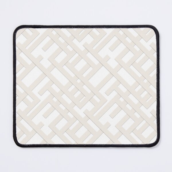 Item preview, Woven grid - mother-of-pearl on white designed and sold by colorofmagic.