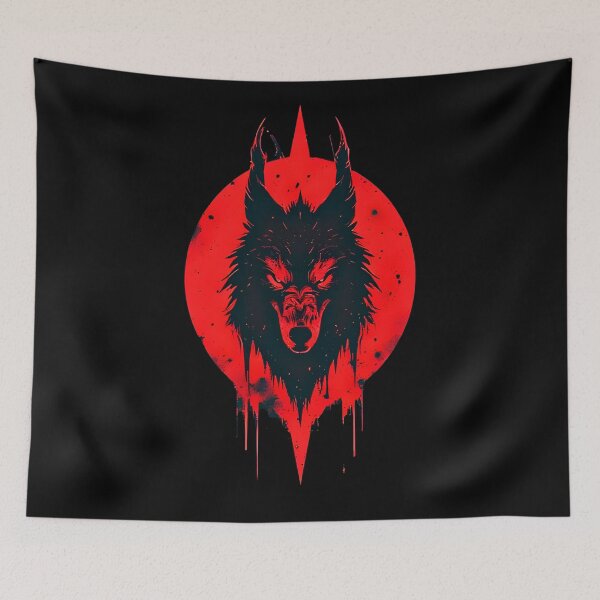 Item preview, Lunar Eclipse Wolf – Dark Fantasy Sigil designed and sold by Neer arts.