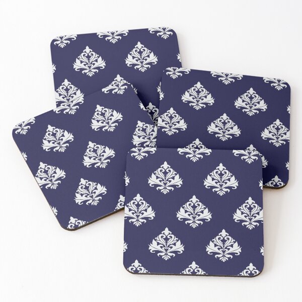 Item preview, Floral Vintage Damask – Elegant Classic Botanical Pattern designed and sold by Line-Aura.