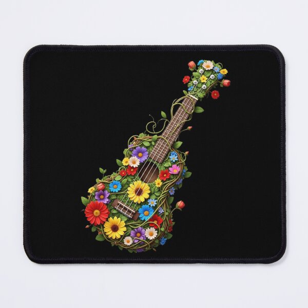 Item preview, Music Lover Gift, Musician Gift, Beautiful Sounds,Traditional and Modern Musical Instruments, ivy flowers, Floral,Nature Love Art ,Nature Lover Gift, Peaceful Natural Design designed and sold by chipmuckdesignn.