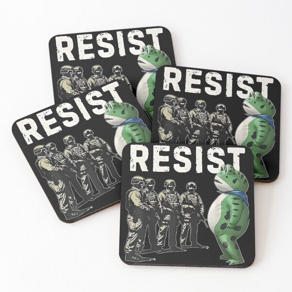Item preview, Frogs Resist – Portland Frog Protest designed and sold by waebox.