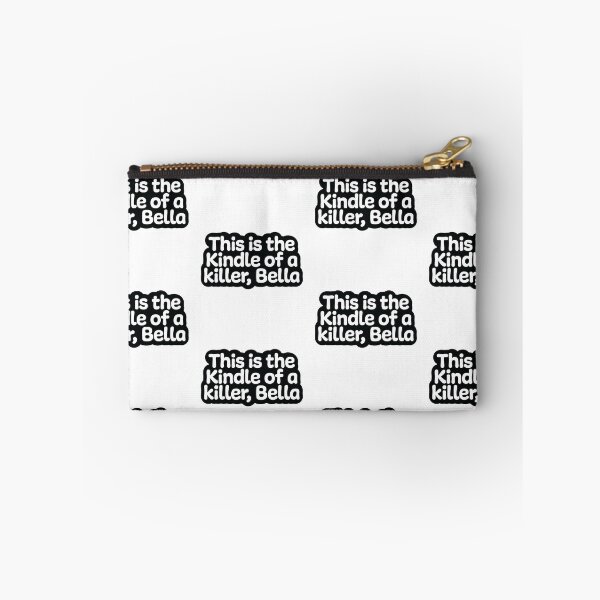 Item preview, Este es el Kindle de una asesina, Bella | Blanco sobre negro designed and sold by annemyne.