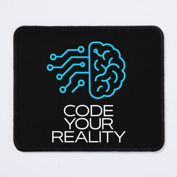 Item preview, Code Your Reality – Cyber Brain Circuit Art designed and sold by Punnyverse.