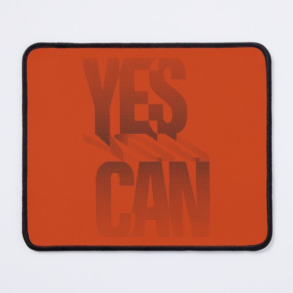 Item preview, YES YOU CAN Halftone Pop Art Motivational Slogan Typography designed and sold by Form & Function.