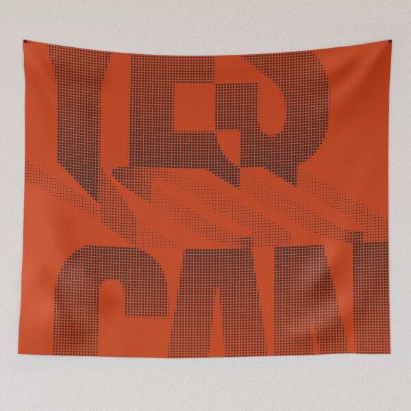 Item preview, YES YOU CAN Halftone Pop Art Motivational Slogan Typography designed and sold by Form & Function.