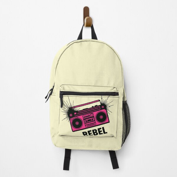 Item preview, Neon Boombox Rebel – Retro 80s Music Aesthetic designed and sold by Imaginationbeyond.