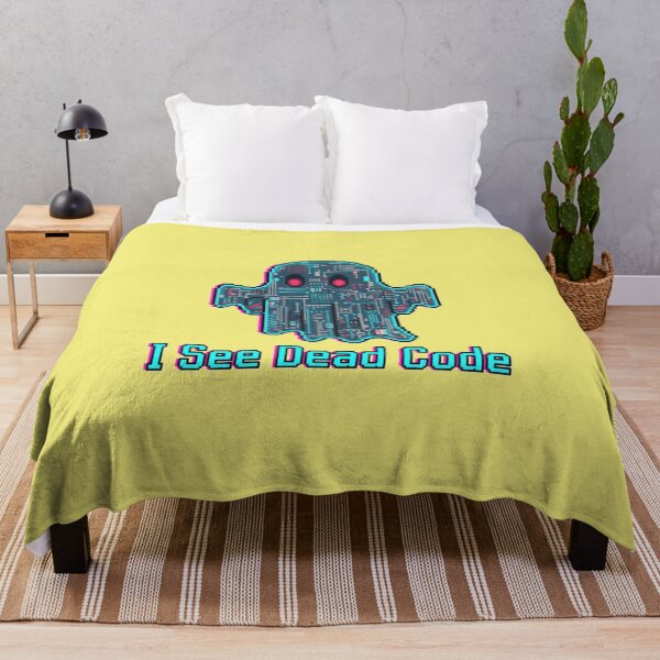 Item preview, I See Dead Code Funny Pixel Art designed and sold by WiserShop.