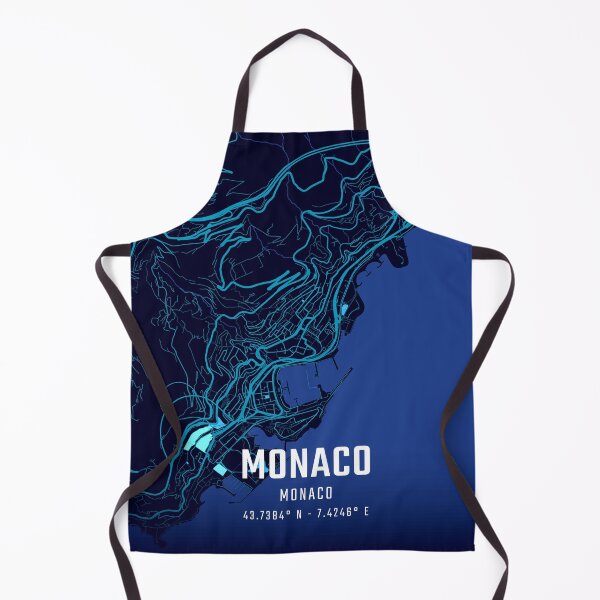 Item preview, Monaco Midnight City Map designed and sold by HomeLivingCo.