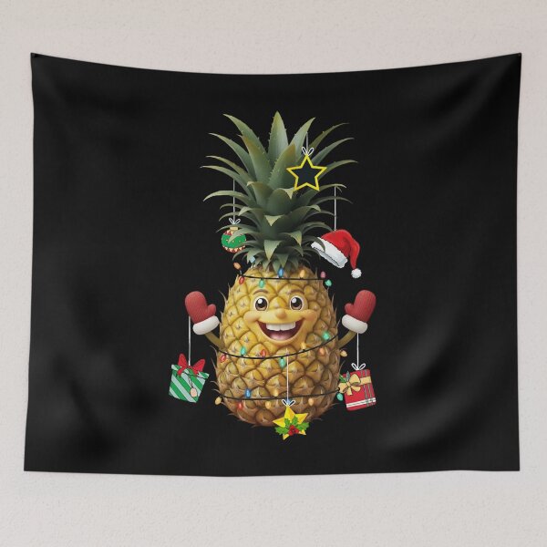 Item preview, Cute Christmas Pineapple Character T-Shirt designed and sold by LarryMBrown.