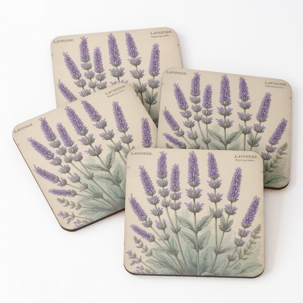 Item preview, Lavender Herb Vintage Botanical Illustration designed and sold by PrimeGens.