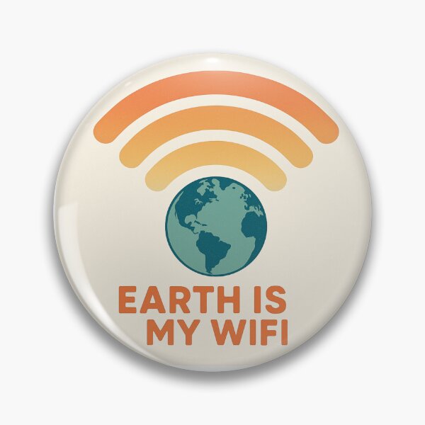 Item preview, Earth Is My WiFi – Eco-Spiritual Connection designed and sold by HiteshArt111.