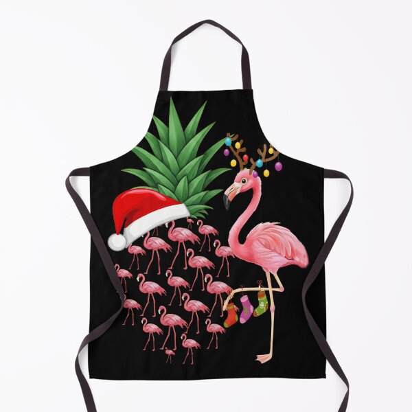 Item preview, Flamingo Pineapple Christmas Antler Tee designed and sold by TinaMDedrick.