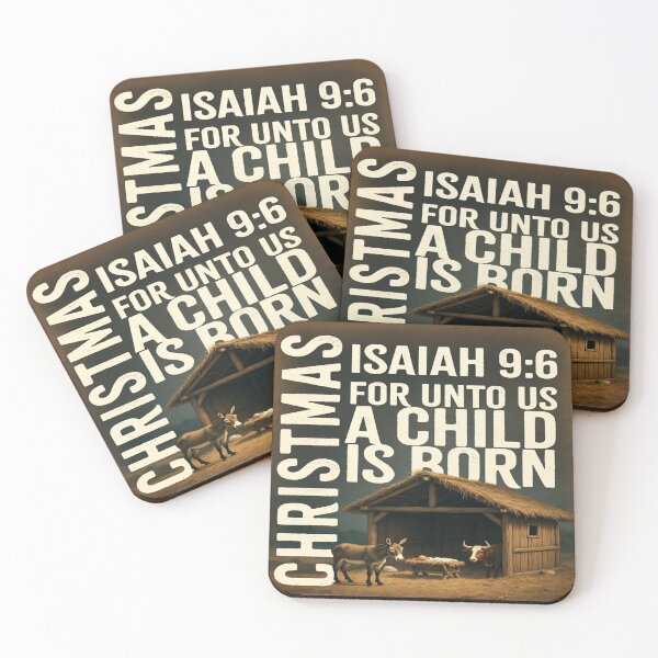 Item preview, “Who Is He? – Isaiah 9:6 Christmas Poster” designed and sold by vineartstudio.