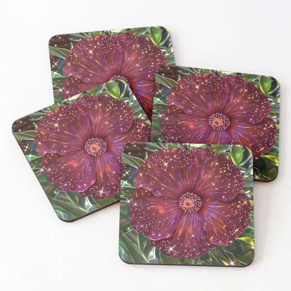 Item preview, Semi real Hibiscus grandiflorus AI art. designed and sold by EatherReal.