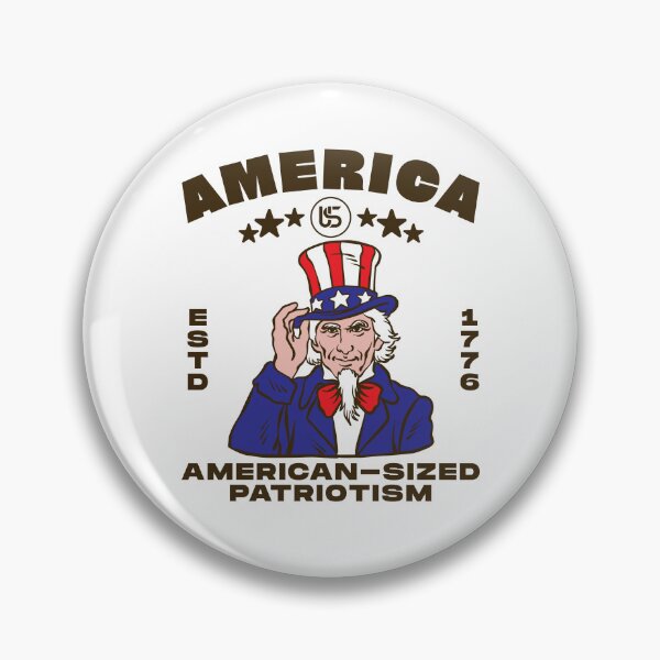 Item preview, American sized-patriotism (USA) designed and sold by Peerless-Prime.