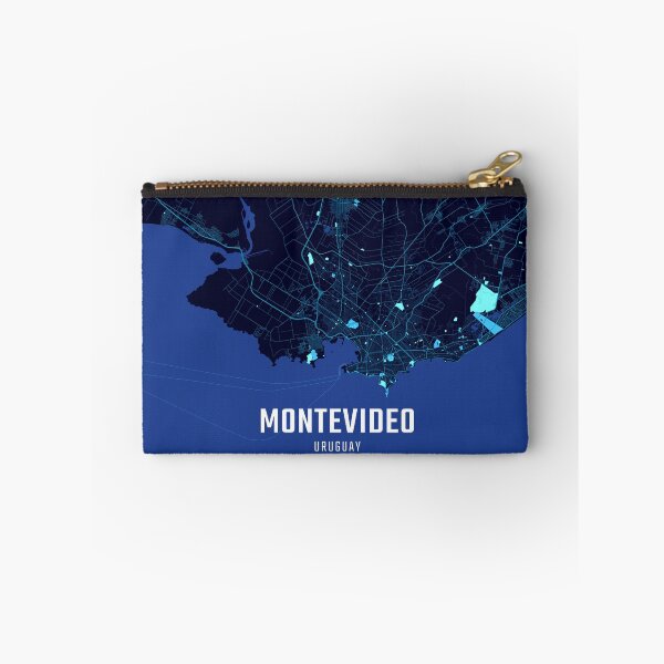 Artikelvorschau, Montevideo Mitternachts-Stadtplan entworfen und verkauft von HomeLivingCo.