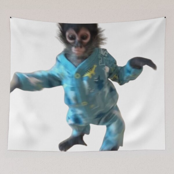 Item preview, gibbon in pjs designed and sold by monkey zone.