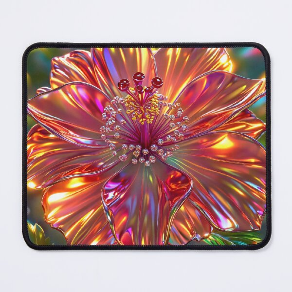 Item preview, Semi real Hibiscus grandiflorus AI art. designed and sold by EatherReal.