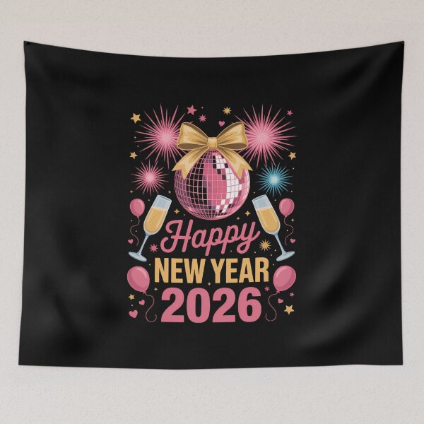 Item preview, Happy New Year 2026 New Year Party Hello 2026 New Year Eve 2026 Holiday  New Year Celebration designed and sold by VENOM0RIOT.