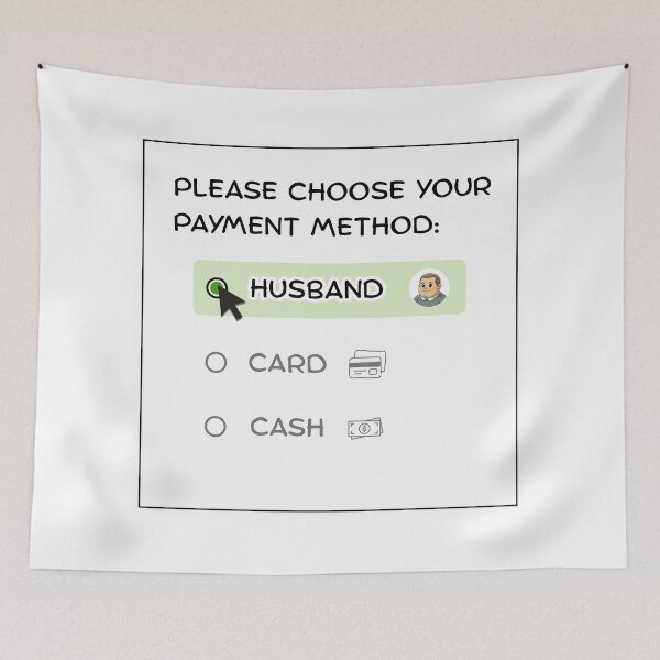 Item preview, Husband pays designed and sold by Famma design.