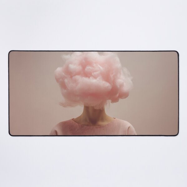 Item preview, Pink cloud art display designed and sold by anytka.