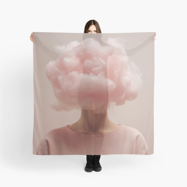 Item preview, Pink cloud art display designed and sold by anytka.