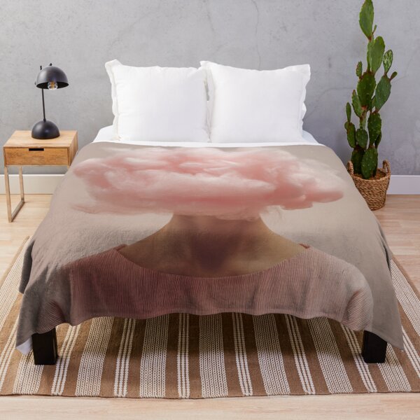 Item preview, Pink cloud art display designed and sold by anytka.