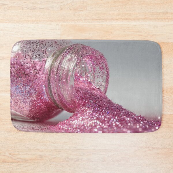Item preview, Pink glitter spills from jar designed and sold by anytka.