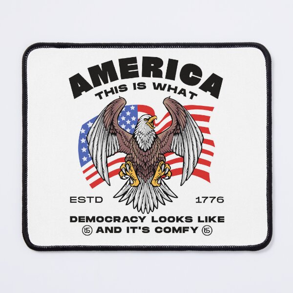 Item preview, America: this is what democracy looks like (and it's comfy) designed and sold by Peerless-Prime.