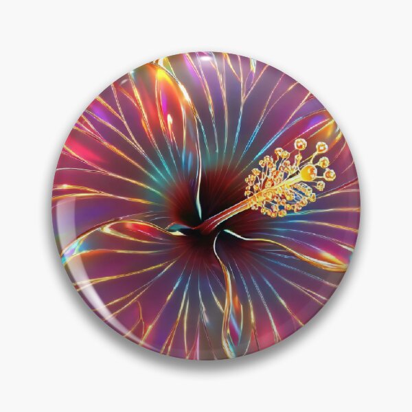 Item preview, Semi real Hibiscus grandiflorus AI art. designed and sold by EatherReal.