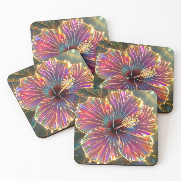 Item preview, Semi real Hibiscus grandiflorus AI art. designed and sold by EatherReal.