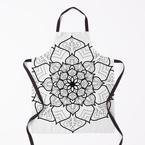 Item preview, Intricate Zen Mandala Art - Detailed Floral Meditation Design designed and sold by panoffy.