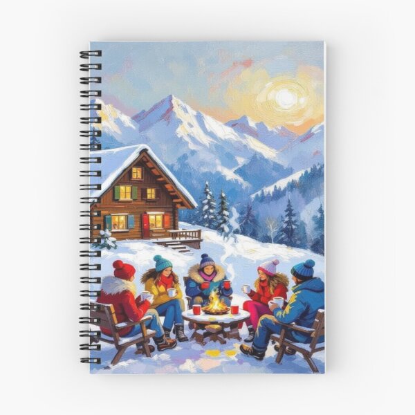 Item preview, Winter Glow - Alpine magic, fireplace light & snow magic – Cozy vibes for your home designed and sold by FotoworldEdel.