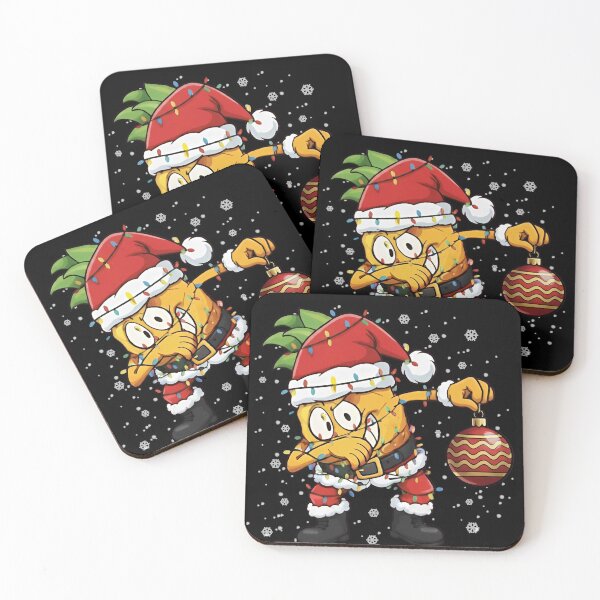 Item preview, Dabbing Pineapple Santa Funny Christmas T-Shirt designed and sold by LarryMBrown.