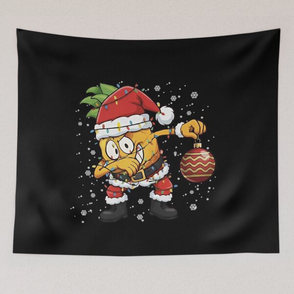 Item preview, Dabbing Pineapple Santa Funny Christmas T-Shirt designed and sold by LarryMBrown.