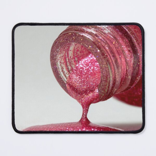 Item preview, Pink glitter polish spills designed and sold by anytka.