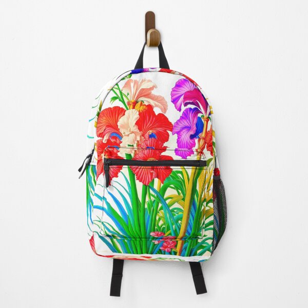 Item preview, Abstract Tropical Iris Flowers Pattern designed and sold by LanaGustavsson.