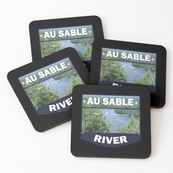 Item preview, Au sable river in Michigan designed and sold by Donutlovers.