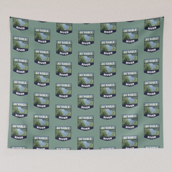 Item preview, Au sable river in Michigan designed and sold by Donutlovers.