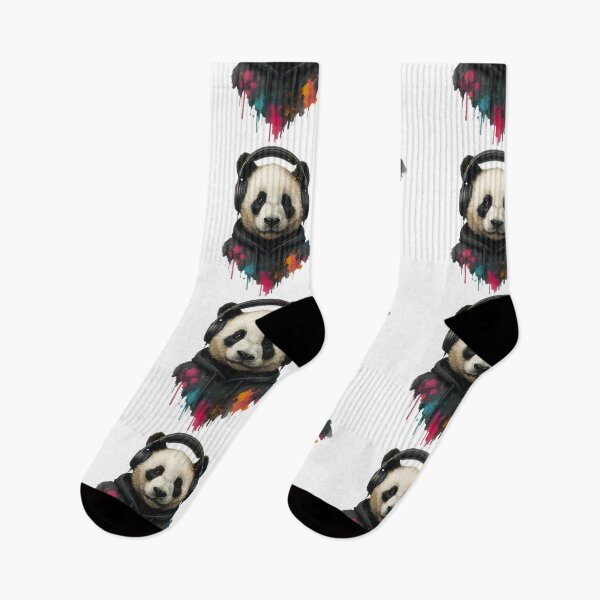 Item preview, Chill Panda – Panda with Headphones & Hoodie (Splash Art Style) designed and sold by thtCMRAguy.