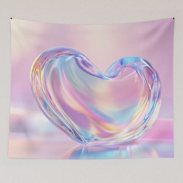 Item preview, Colorful heart decor designed and sold by anytka.