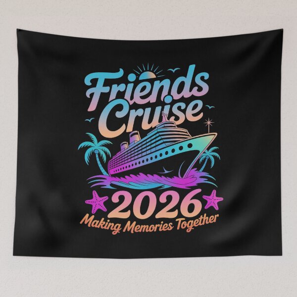 Item preview, Friends Cruise 2026 Making Memories Together Summer  designed and sold by TorjeARTStore.