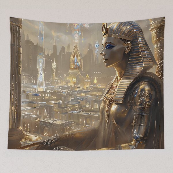 Item preview, Cyber Pharaoh designed and sold by ONYX Pixee.