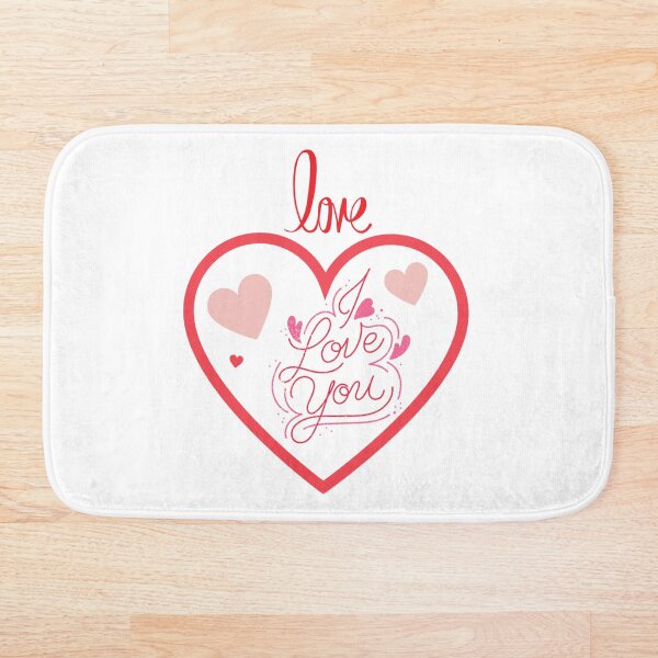 Item preview, “Big Heart with I Love You and Two Small Hearts – Valentine Gift” designed and sold by Elhelaly.