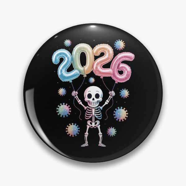 Item preview, Happy New Year 2026 Coquette New Years Skeleton 2026 designed and sold by VENOM0RIOT.